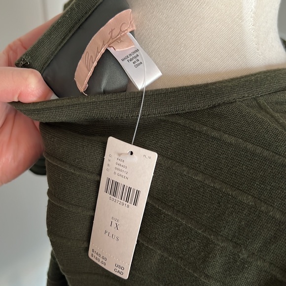 Fit and Flare Plus Green Dress from Anthropologie in 1X - Picture 6 of 7